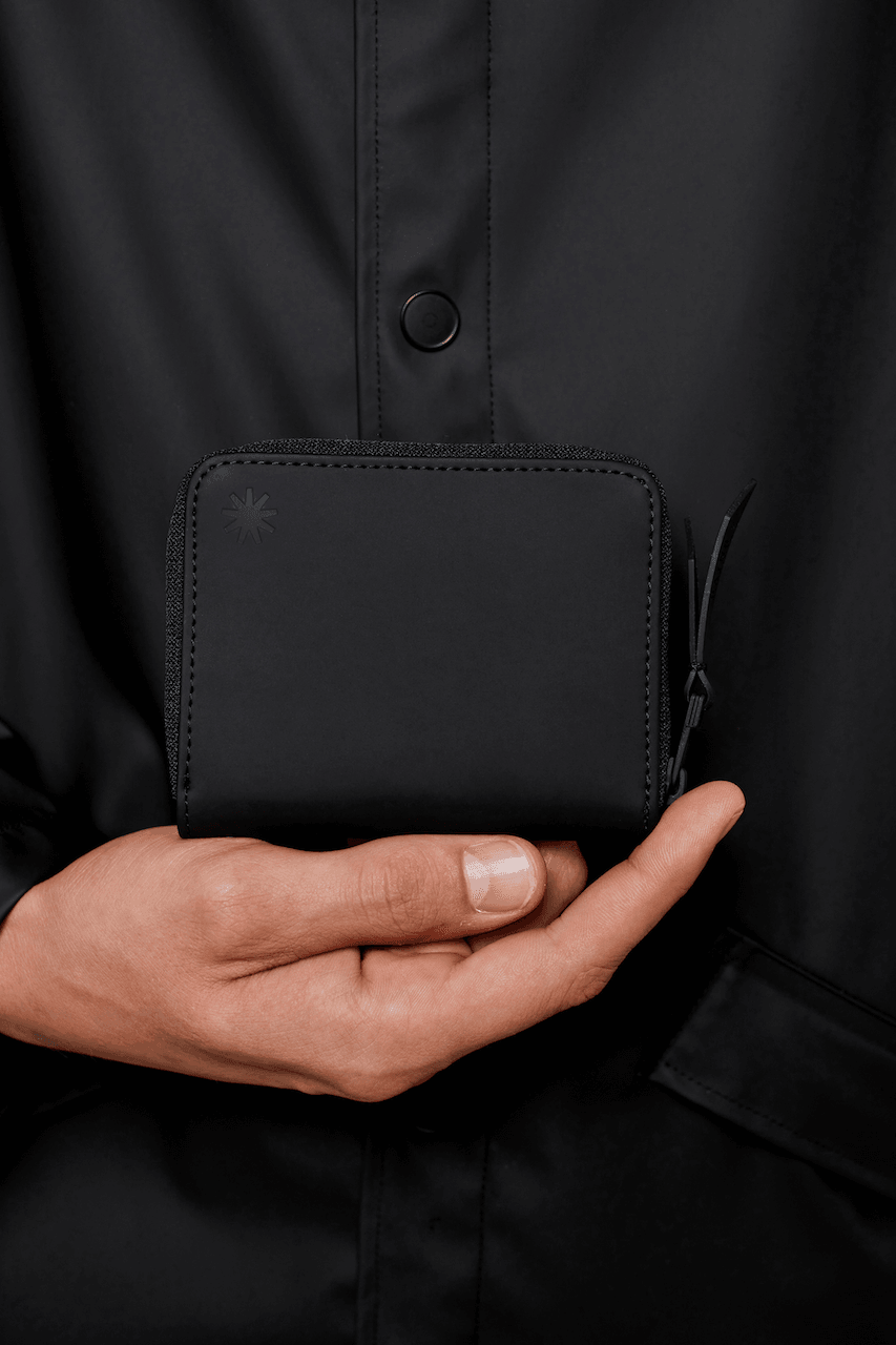 Rains Wallet Mini W1 Black Cüzdan