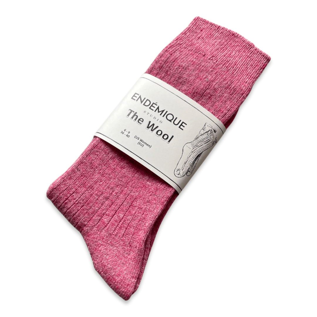 Endémique Studio The Wool Vl Bubblegum-Kadın Çorap