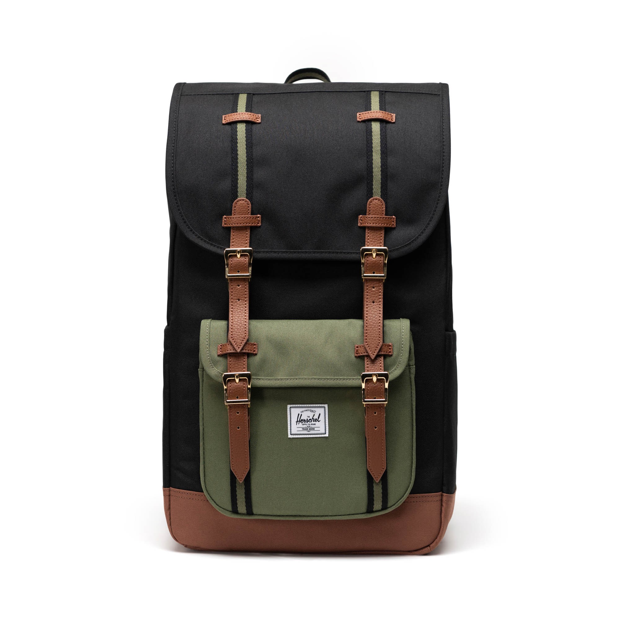 Herschel Little America™ Backpack Black/Four Leaf Clvr/Sddle Brn Sırt Çantası