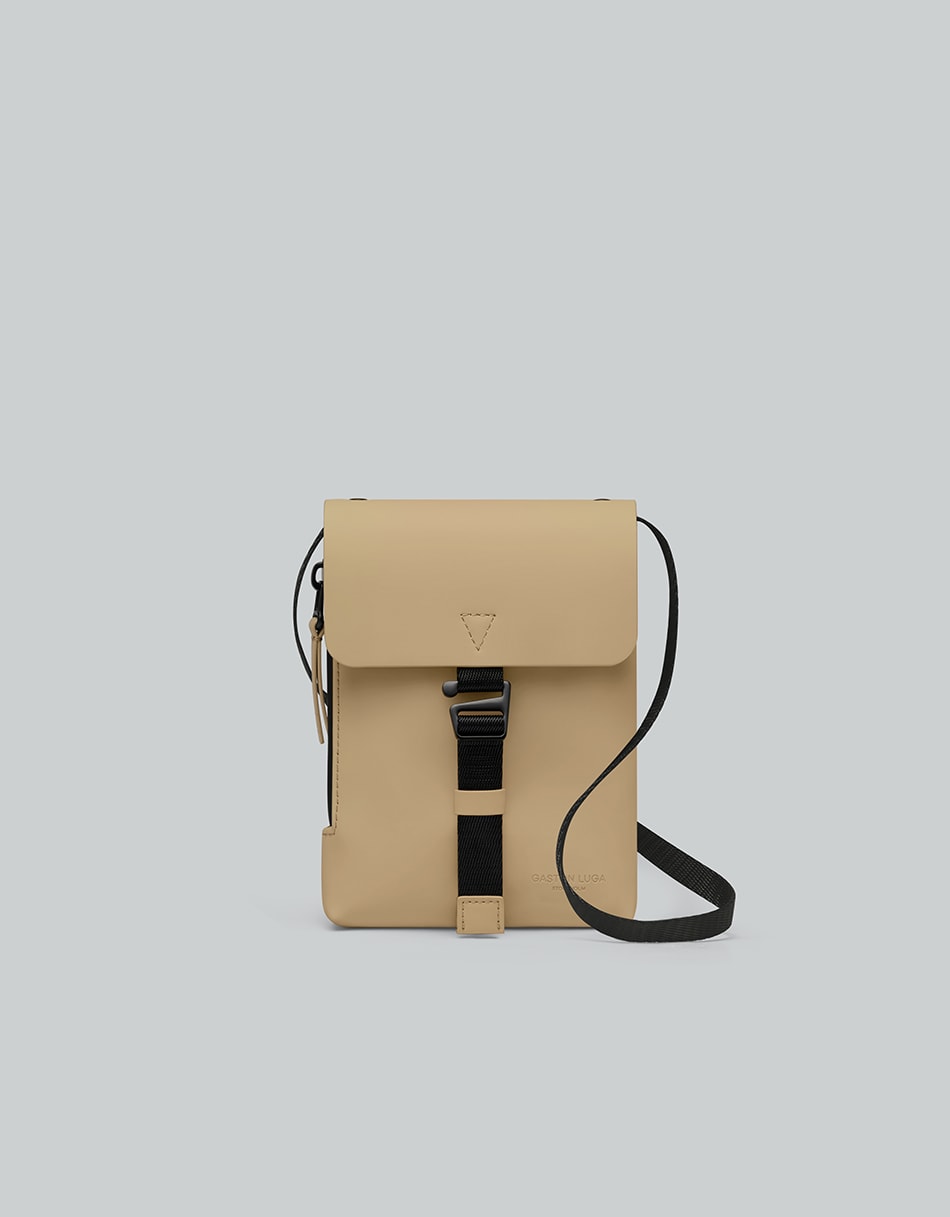 Gaston Luga Spläsh Mini Crossbody Omuz Çantası - Latte Çapraz Çanta