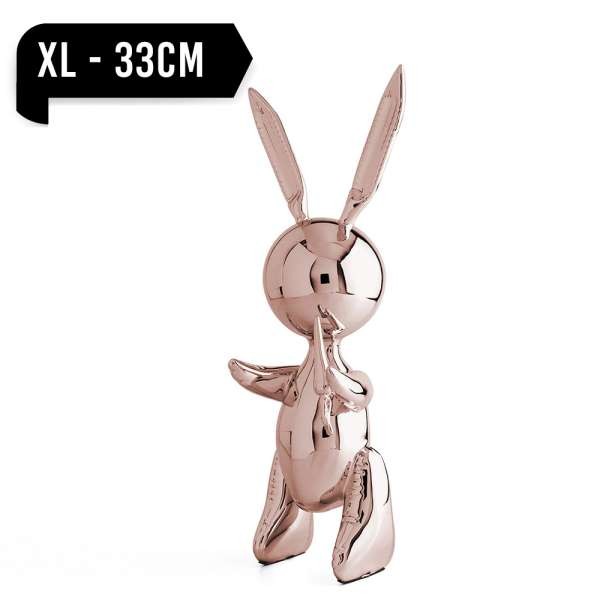 Jeff Koons Balloon Rabbit (XL) Rose Gold