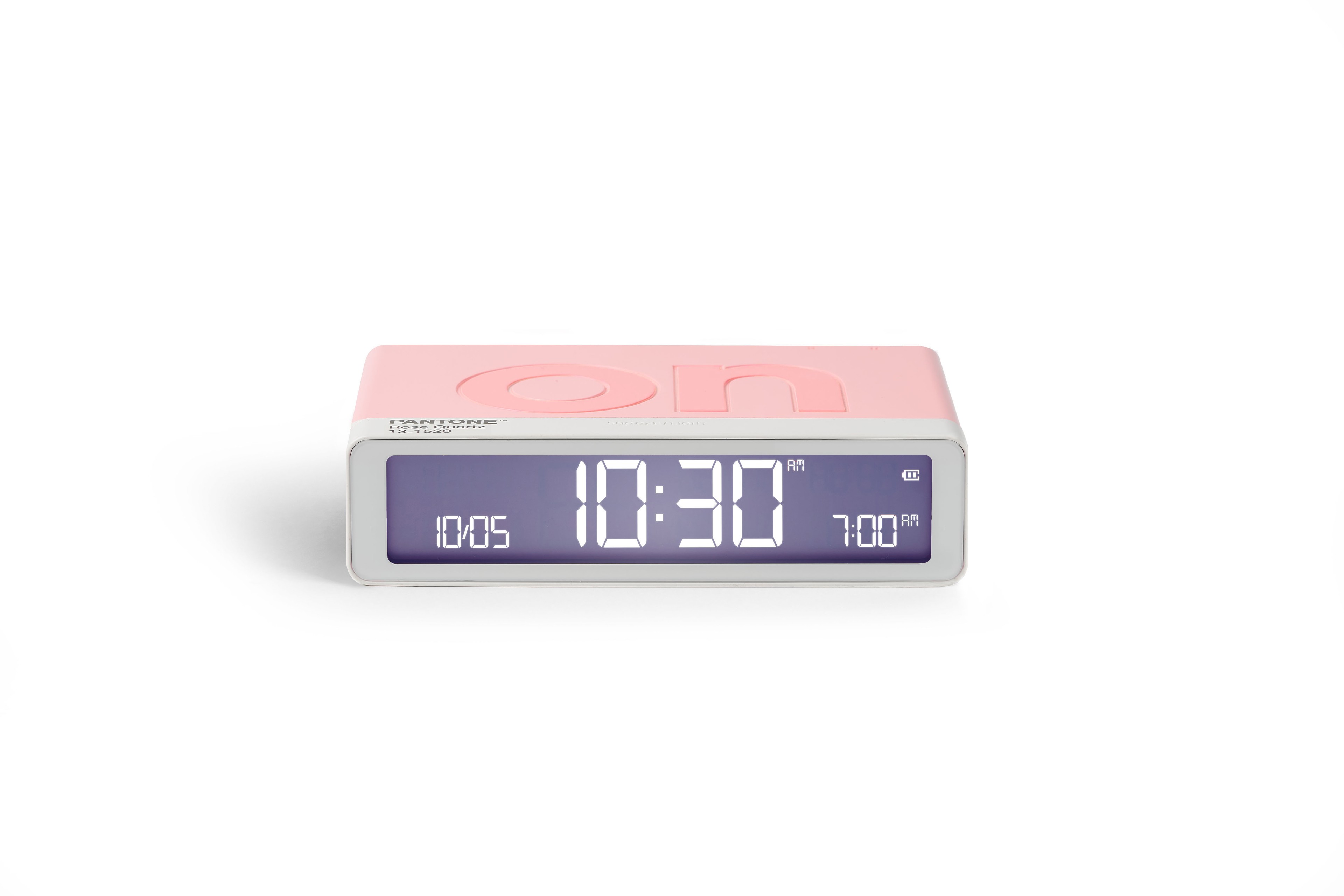 Lexon x Pantone Flip Klasik Alarm Saat Pembe