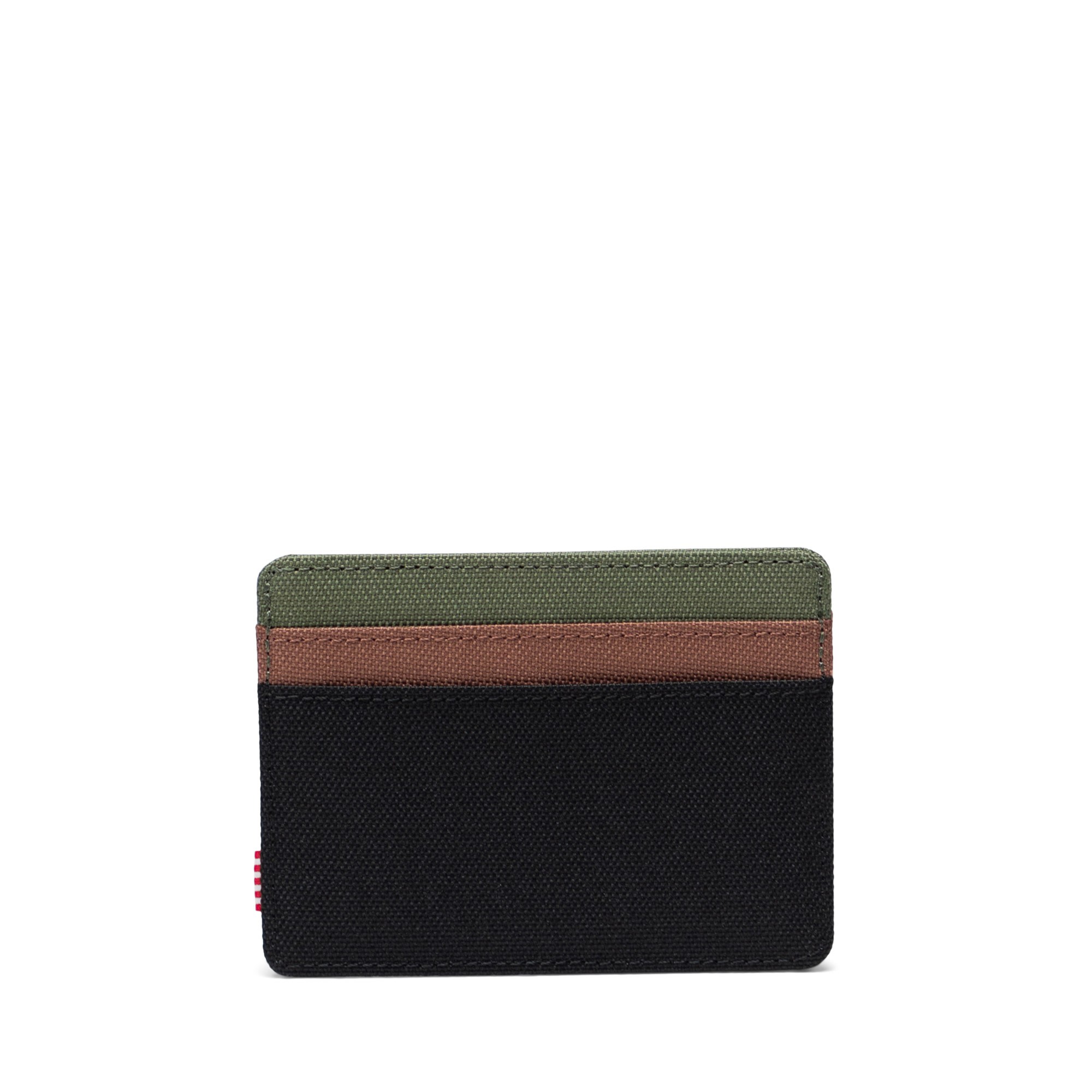 Herschel Charlie Cardholder Black/Four Leaf Clvr/Sddle Brn Kartlık