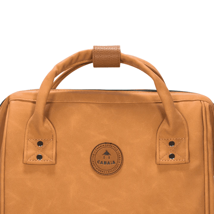 Cabaia Medium Moscou Camel Vegan Leather Sırt Çantası