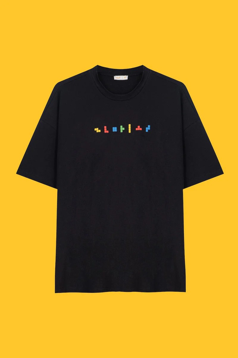 Cluf RetroGamer Unisex T-Shirt - Siyah