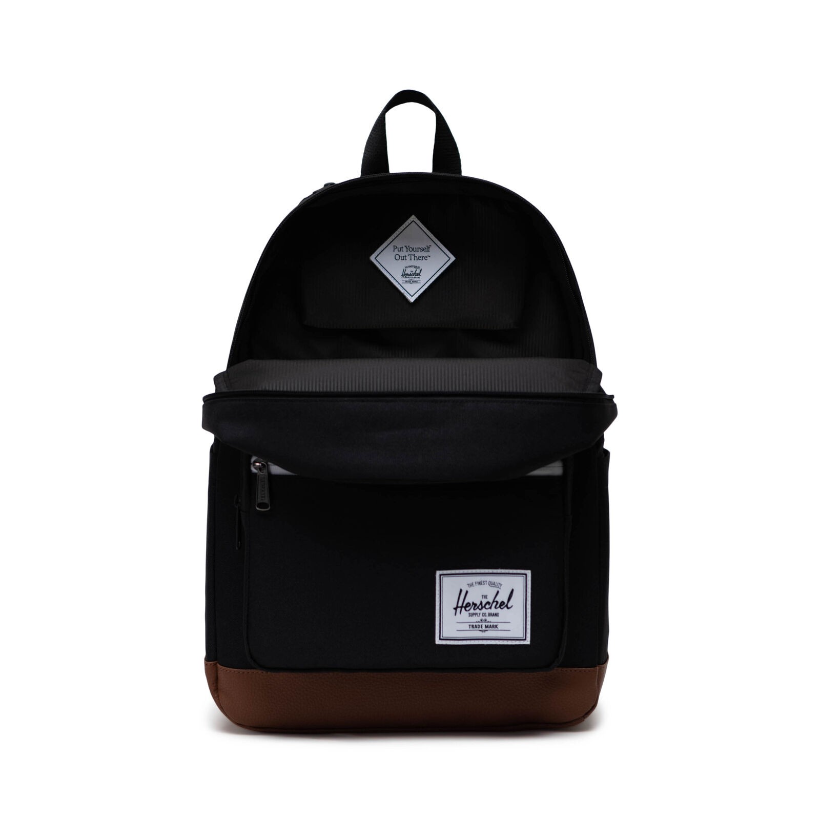 Herschel Supply Pop Quiz Backpack - Black/Tan Sırt Çantası