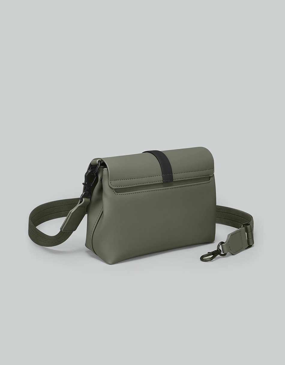 Gaston Luga Spläsh Crossbody Bag - Olive Çapraz Çanta