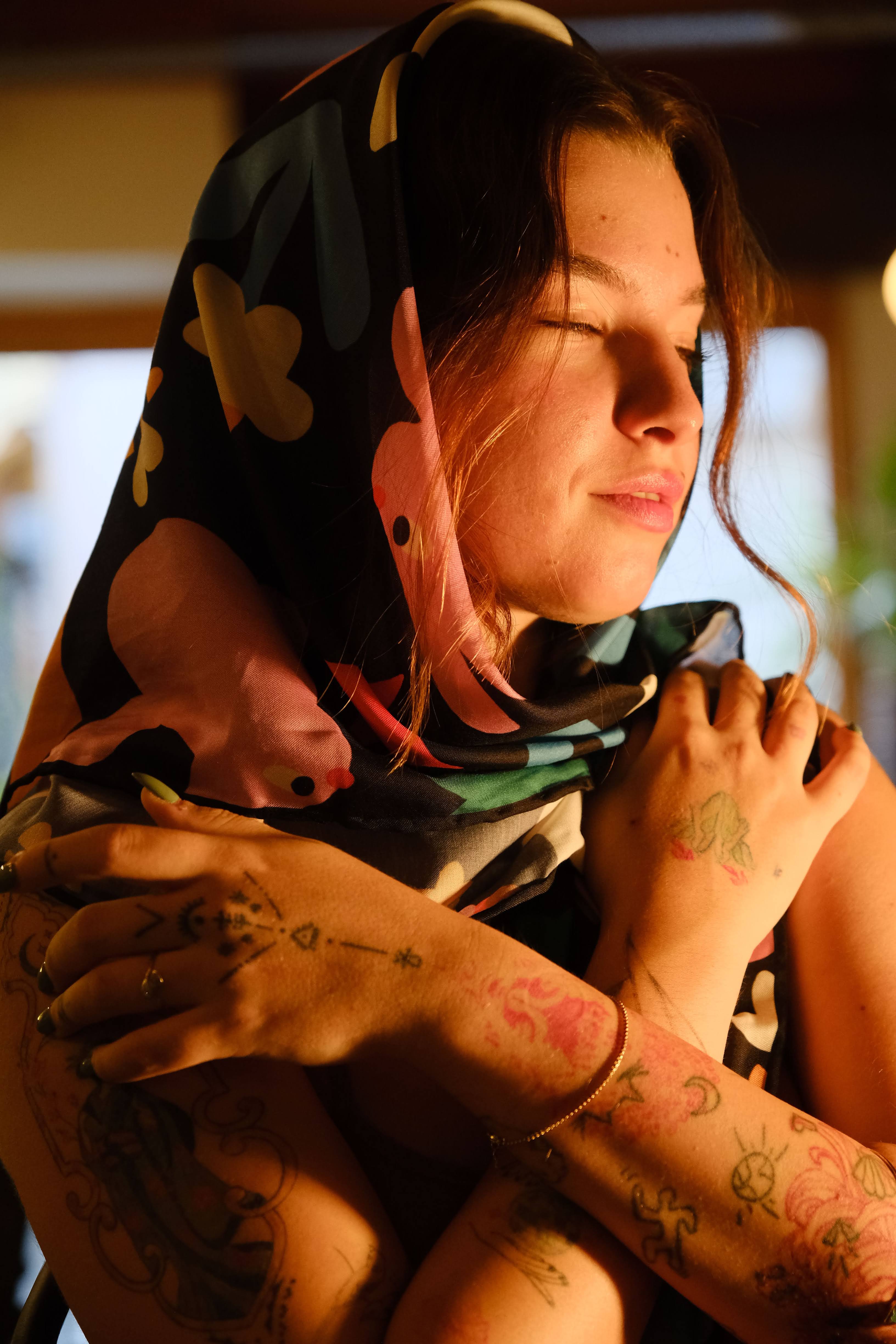 Less Atelier Rabbit Fular 90x90 