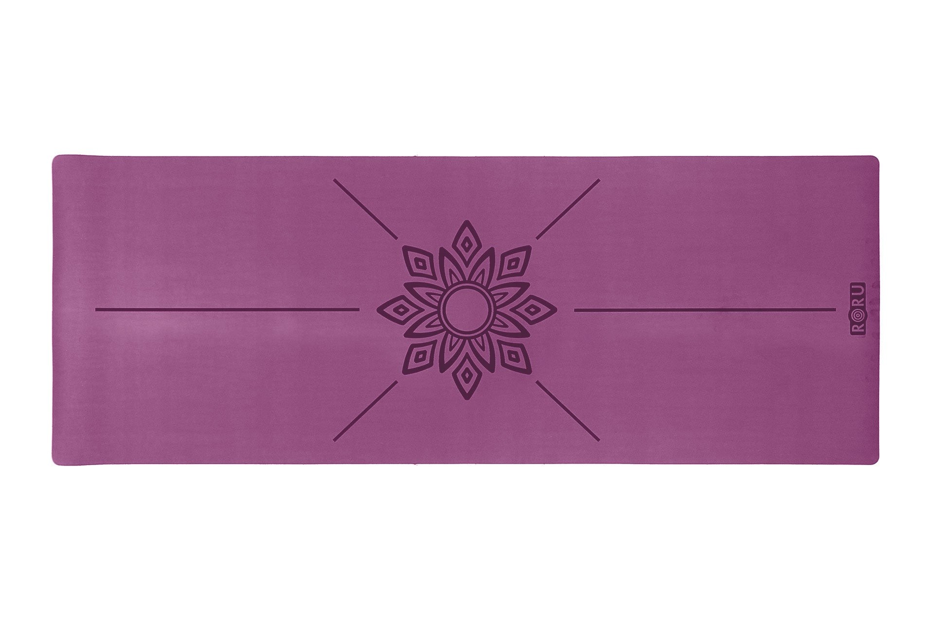 Roru Sun Series Profesyonel Yoga Matı- Dark Purple
