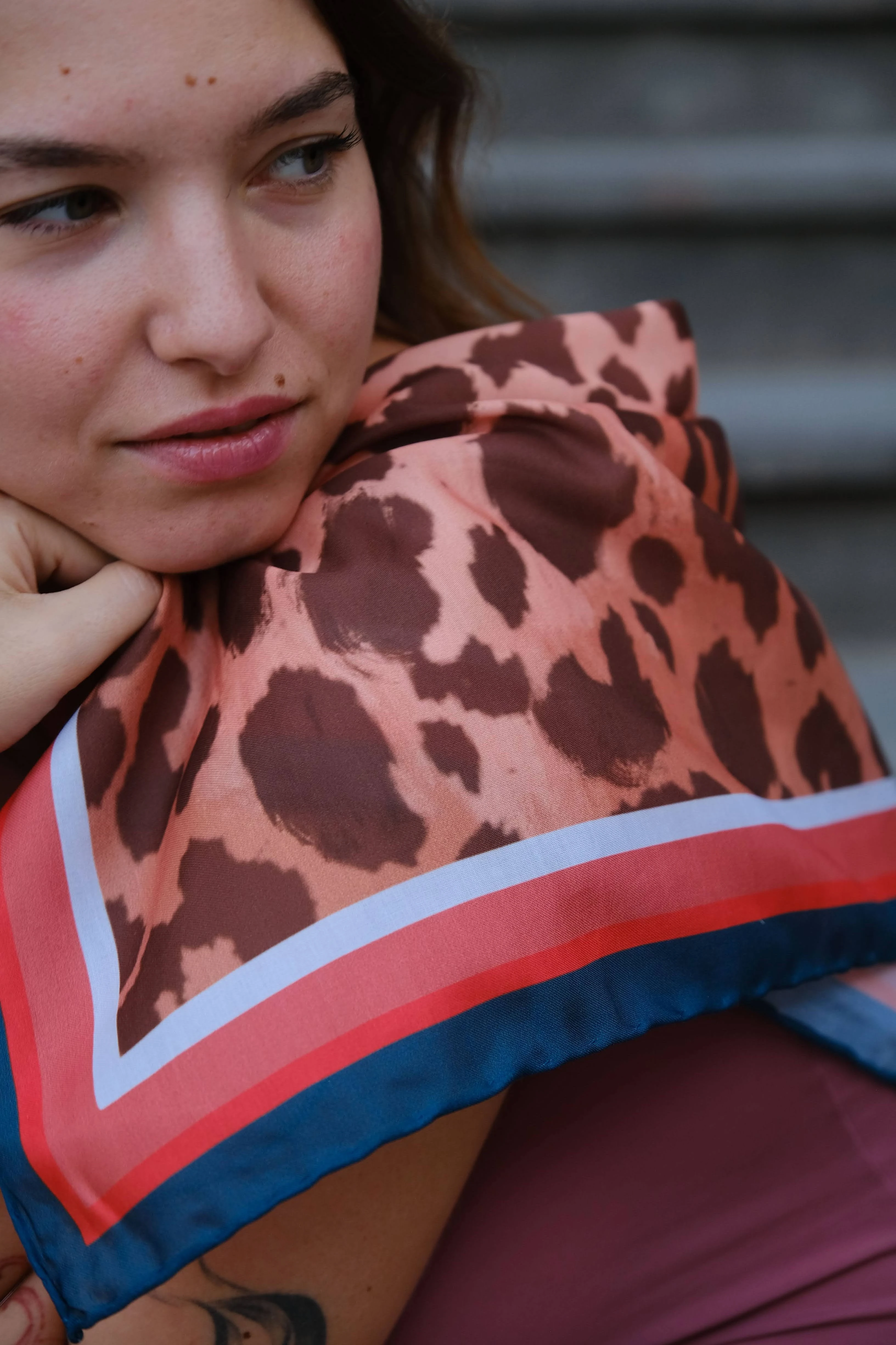 Less Atelier Leopard Fular 90x90