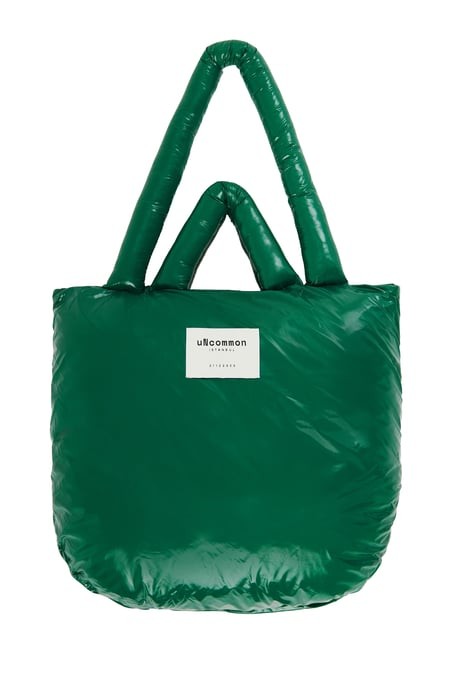 uNcommon Puffer Shoulder Bag Mallard Green