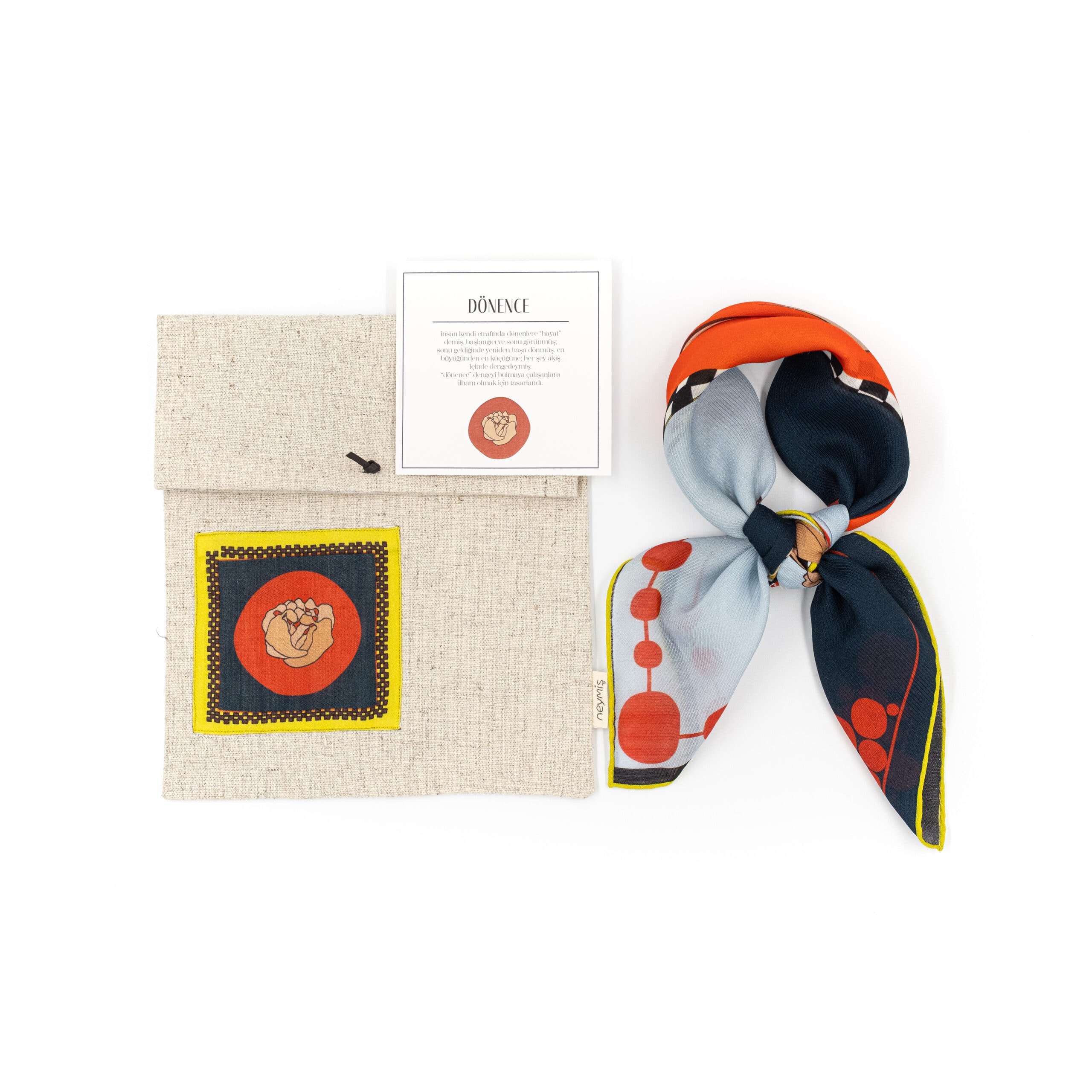 Neymiş Dönence-53x53 Yün&İpek Fular