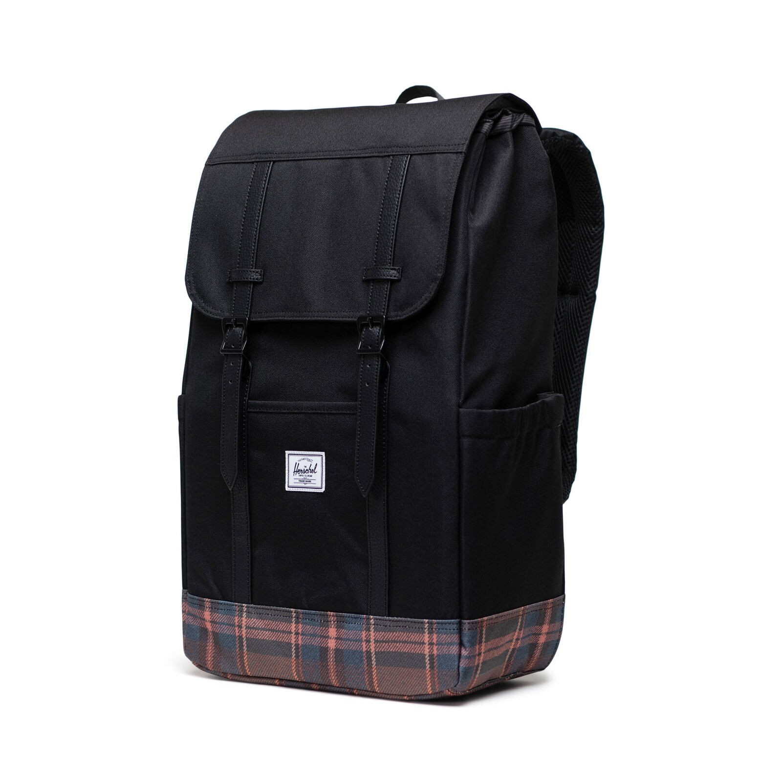 Herschel Retreat Black Winter Grid Sırt Çantası