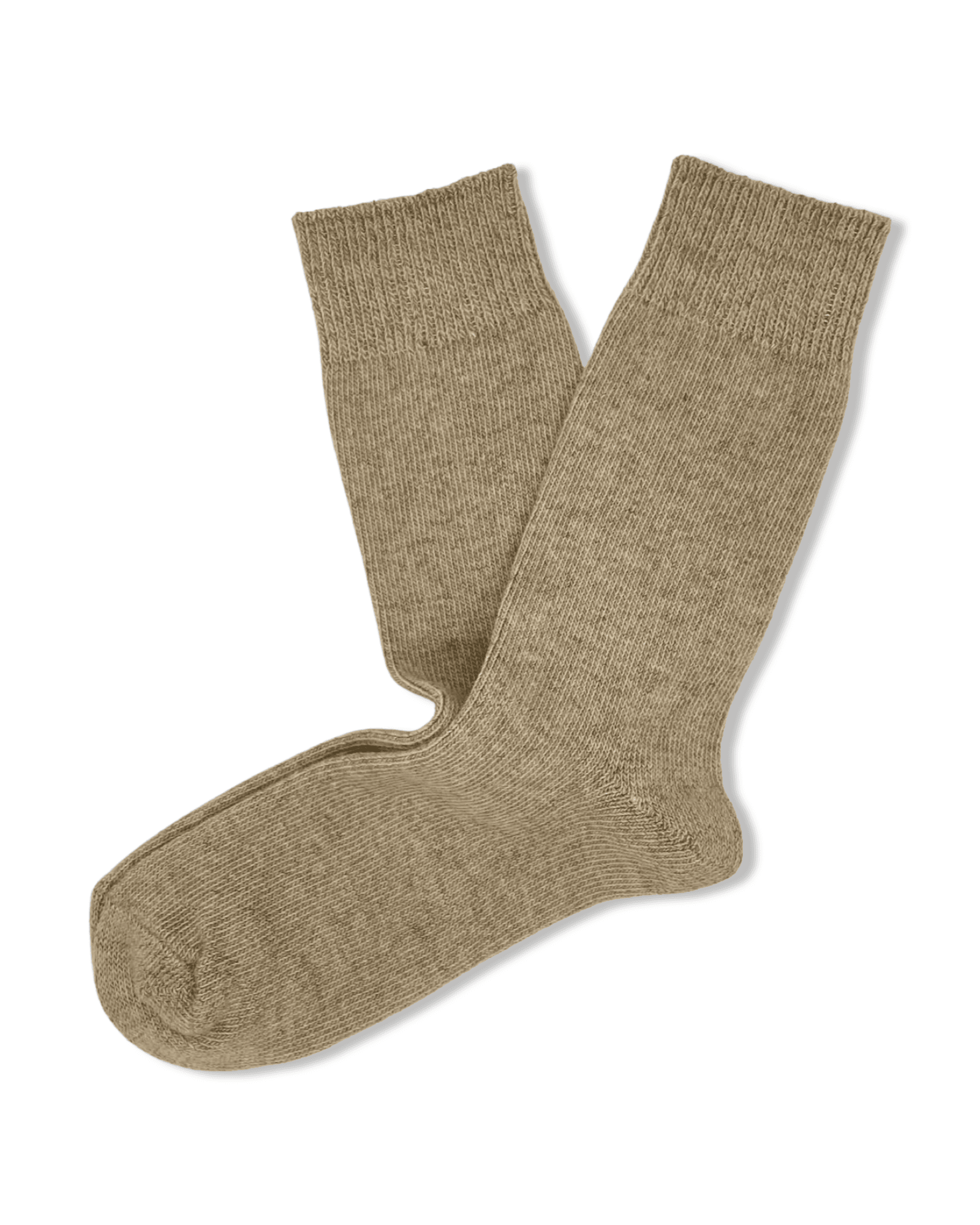 Endémique Studio The Wool Plain Tan-Kadın Çorap