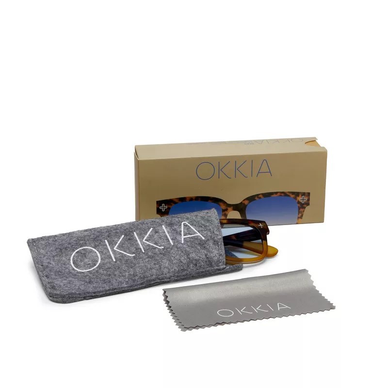 Okkia Giovanni Havana Mavisi Unisex Güneş Gözlüğü Mavi Gradyan