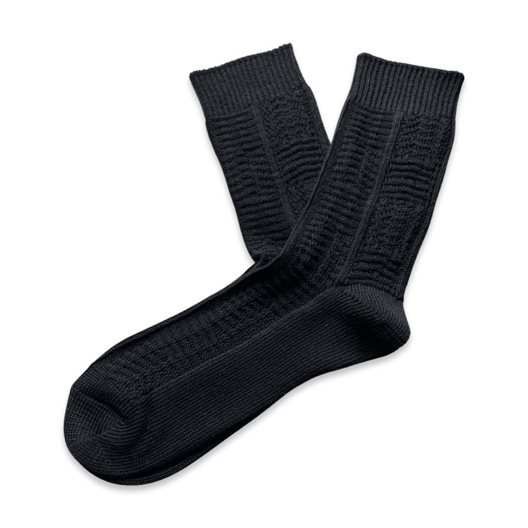Endémique Studio The Wool Jet Black-Kadın Çorap