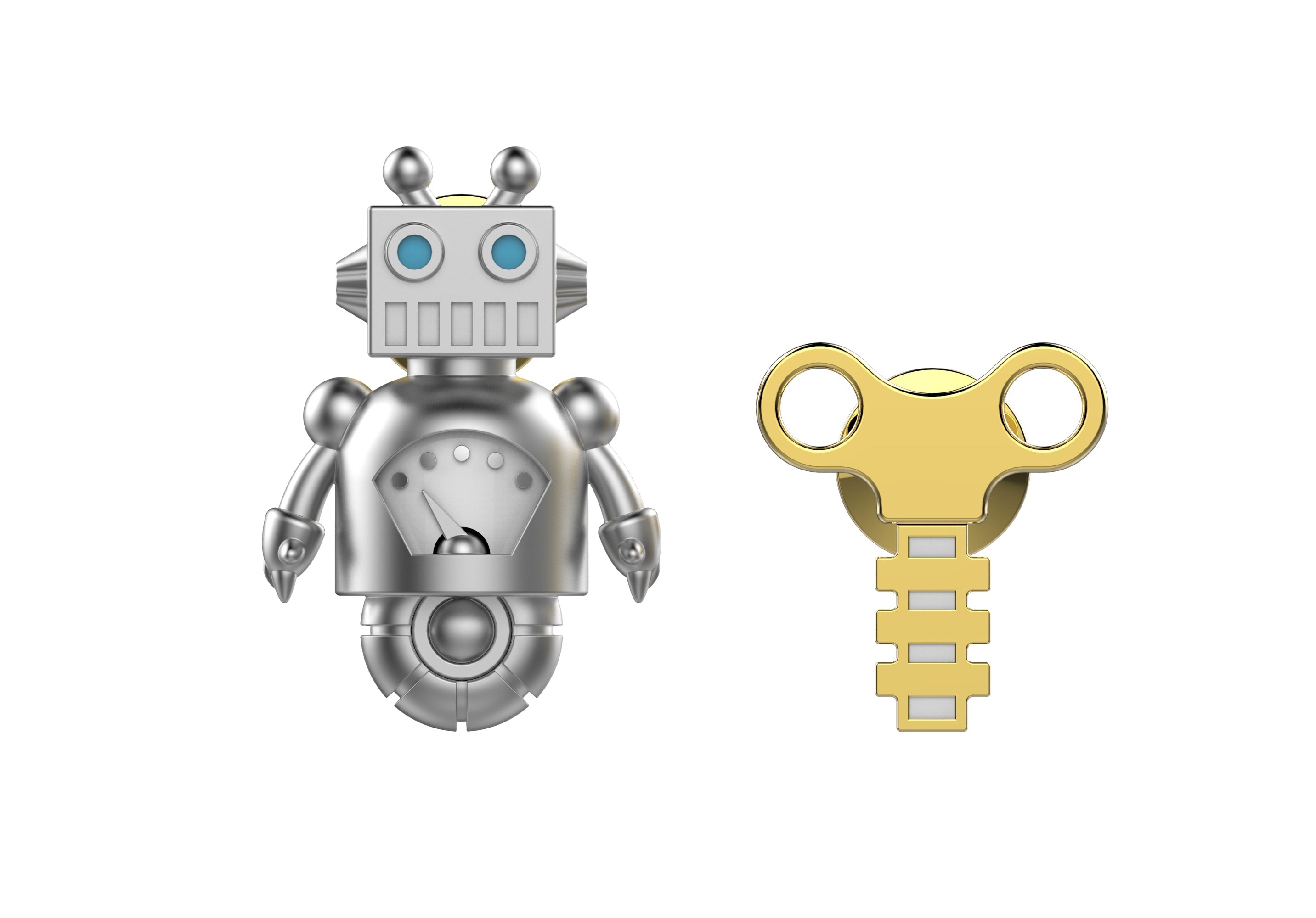 Metalmorphose Robot Pin Seti