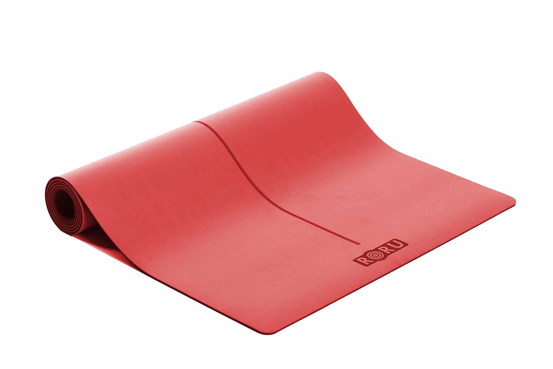 Roru Sun Series Profesyonel Travel Yoga Matı - Kırmızı