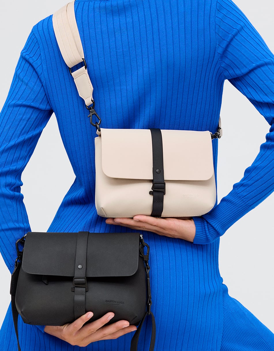 Gaston Luga Spläsh Crossbody Bag - Cloud Cream Çapraz Çanta