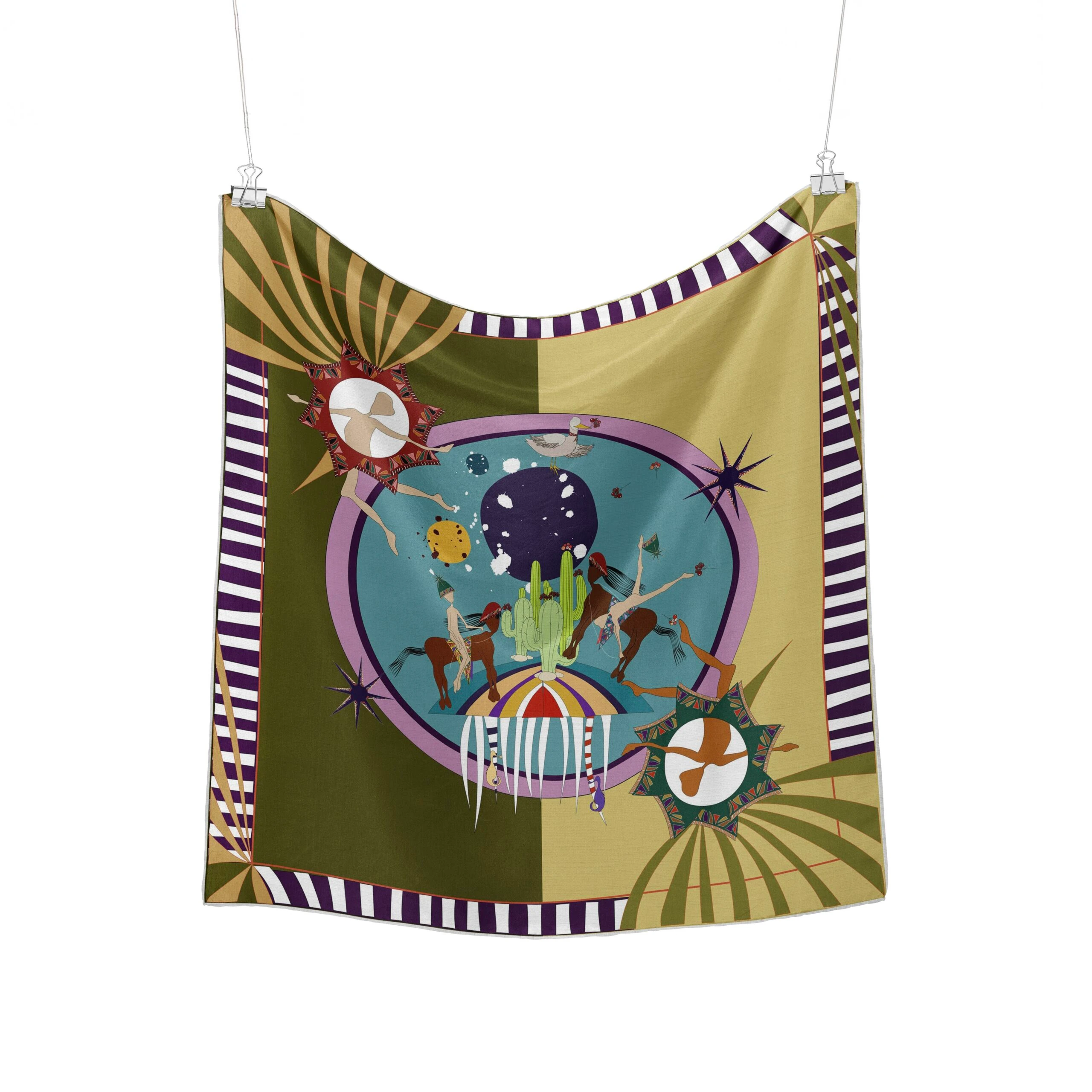 Neymiş Saklambaç 65x65 İpek Fular