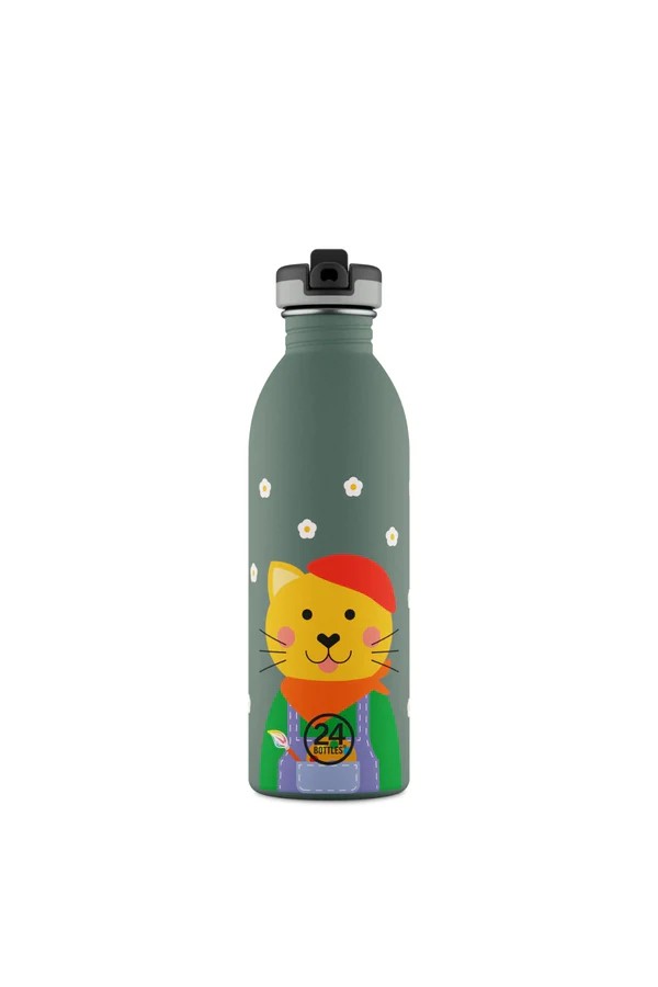 24 Bottles Kids Bottle Smart Cat Paslanmaz Çelik Çocuk Su Matarası 500 ml