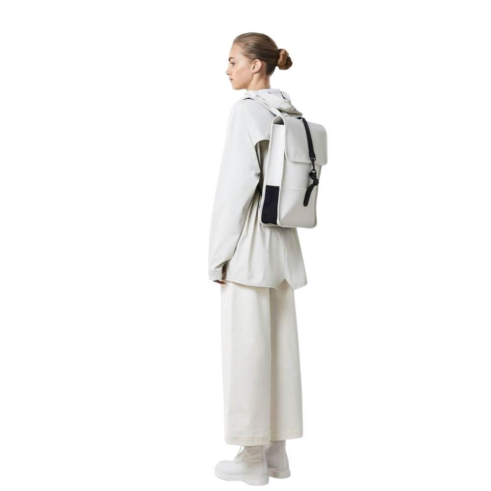 Rains Backpack Mini Off White Sırt Çantası