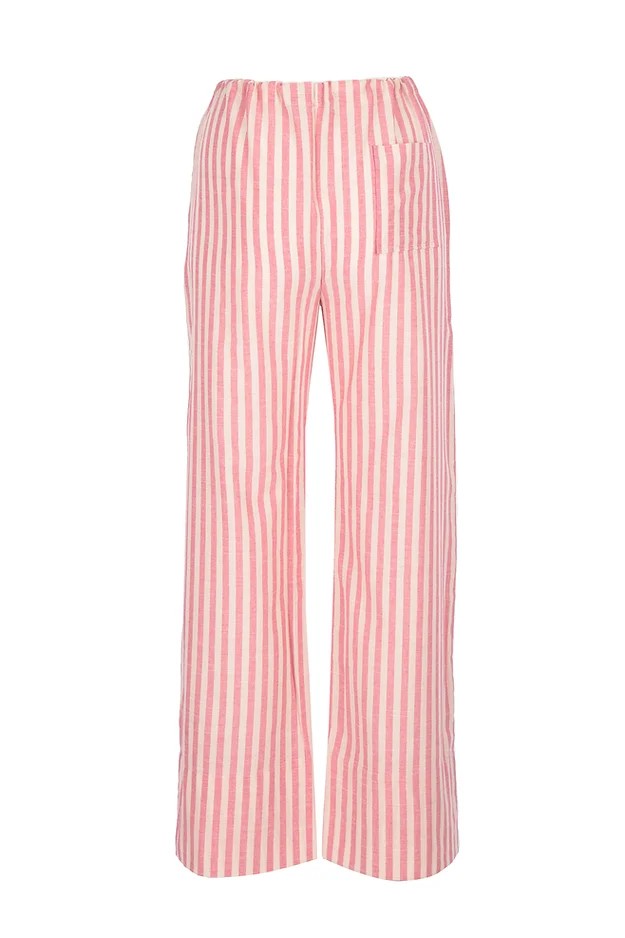 Soi The Label Eveyday Pink Stripe Pantolon - Pembe Çizgili