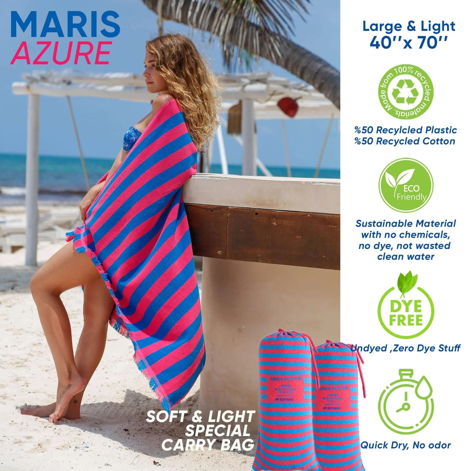 Green Petition Maris Azure Plaj Havlusu