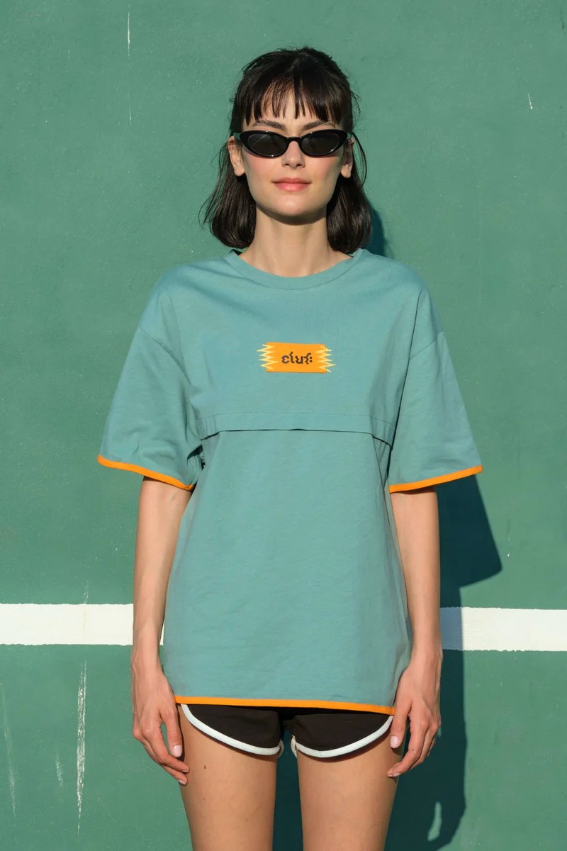 Cluf Flip Flop Unisex T-Shirt - Yeşil