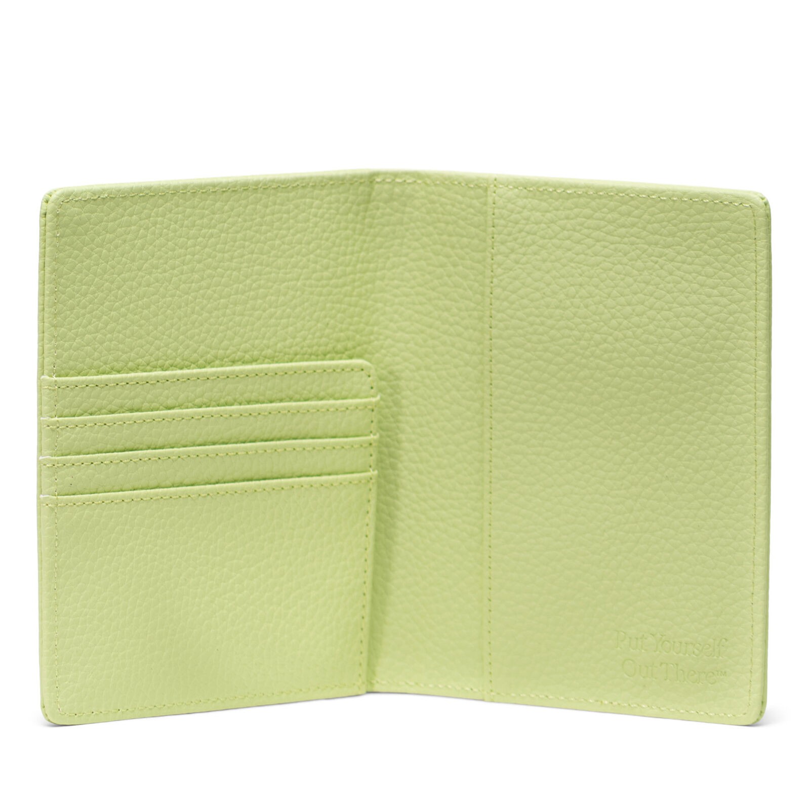 Herschel Raynor Pasaport Kılıfı- Vegan Deri-Shadow Lime