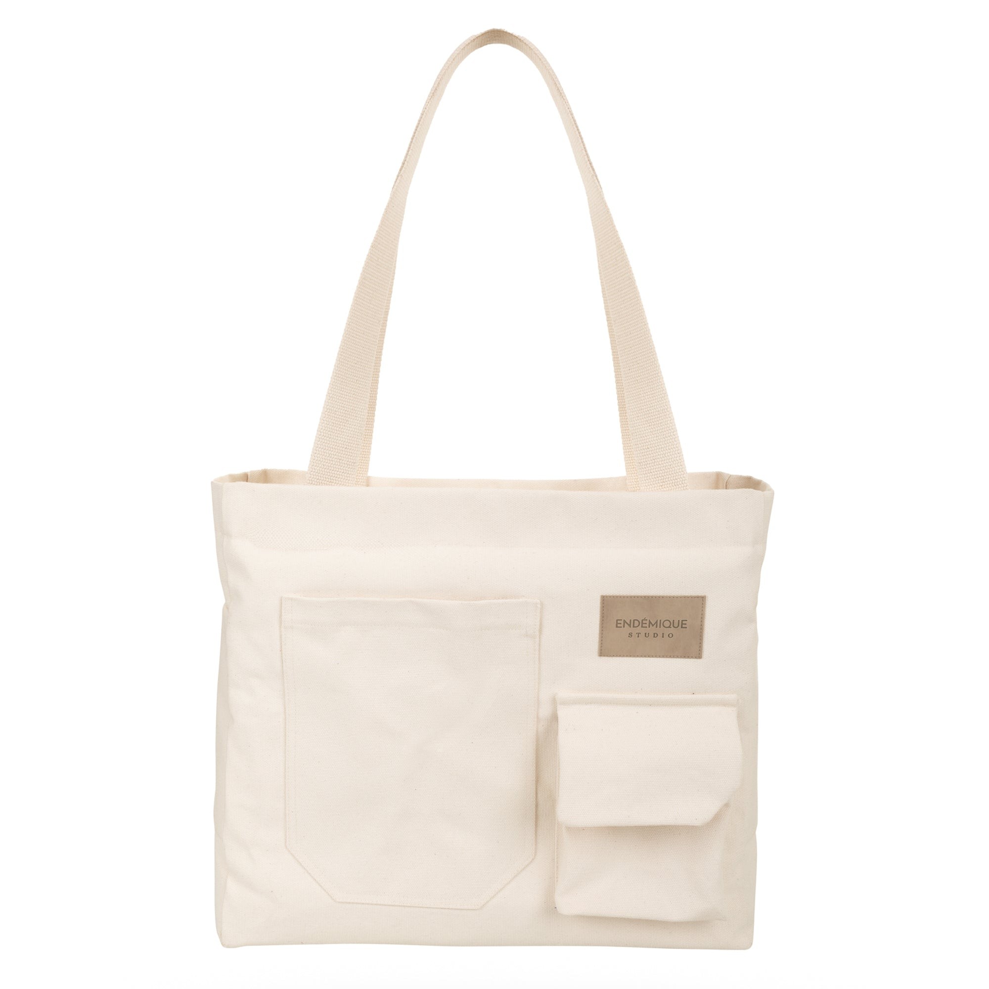 Endémique Studio La Lune Tote Bag Cotton White