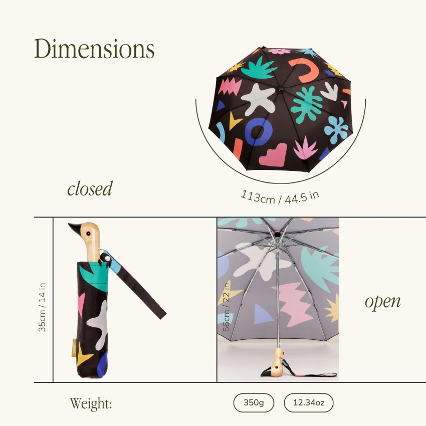 Original Duckhead Duck Kompakt Şemsiye Palma