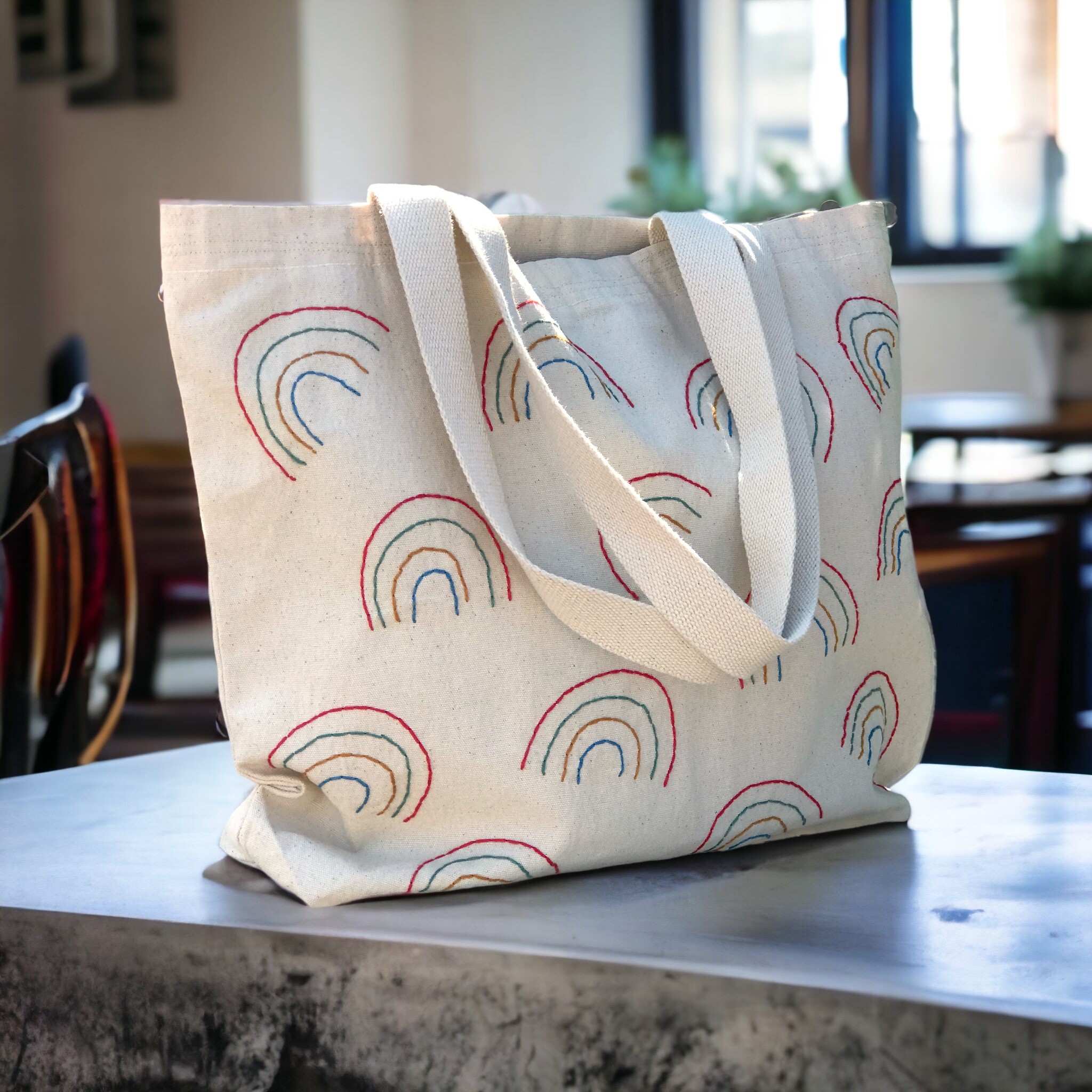 Bael İstanbul Rainbow Large Tote Bag Kol Çantası