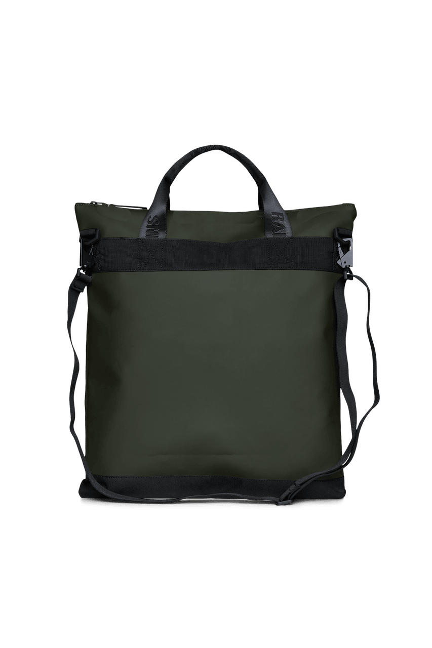 Rains Trail Tote Bag Green Omuz Çantası