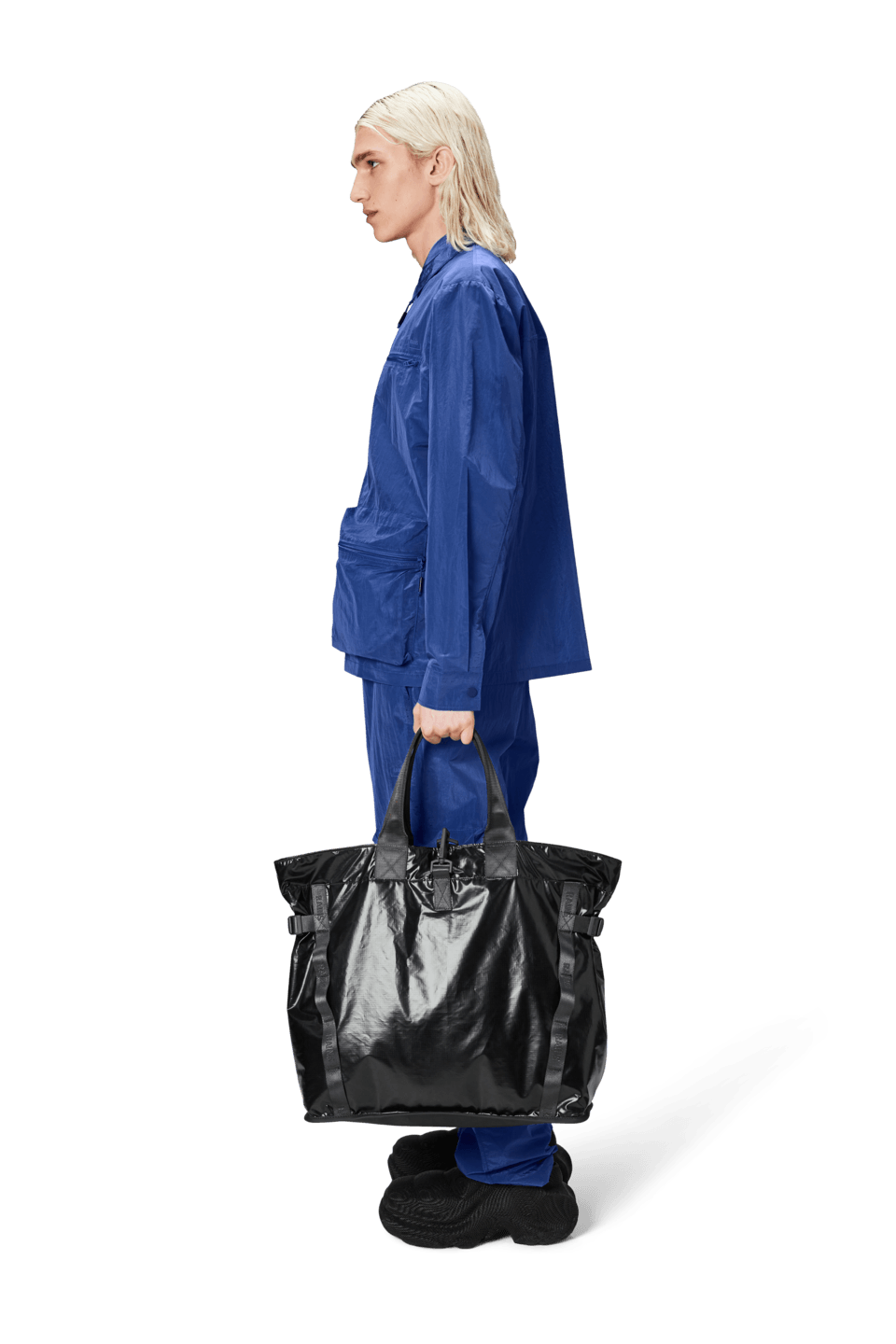 Rains Sibu Shopper Bag W3 Black Kol Çantası
