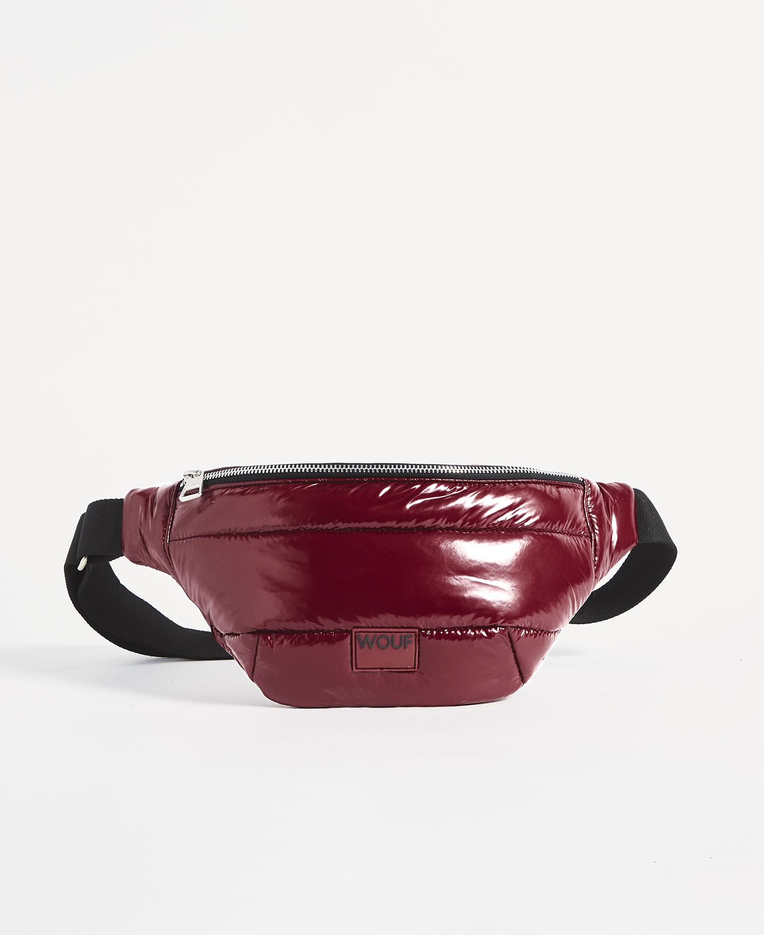 Wouf Burgundy Glossy Waistbag Bel Çantası