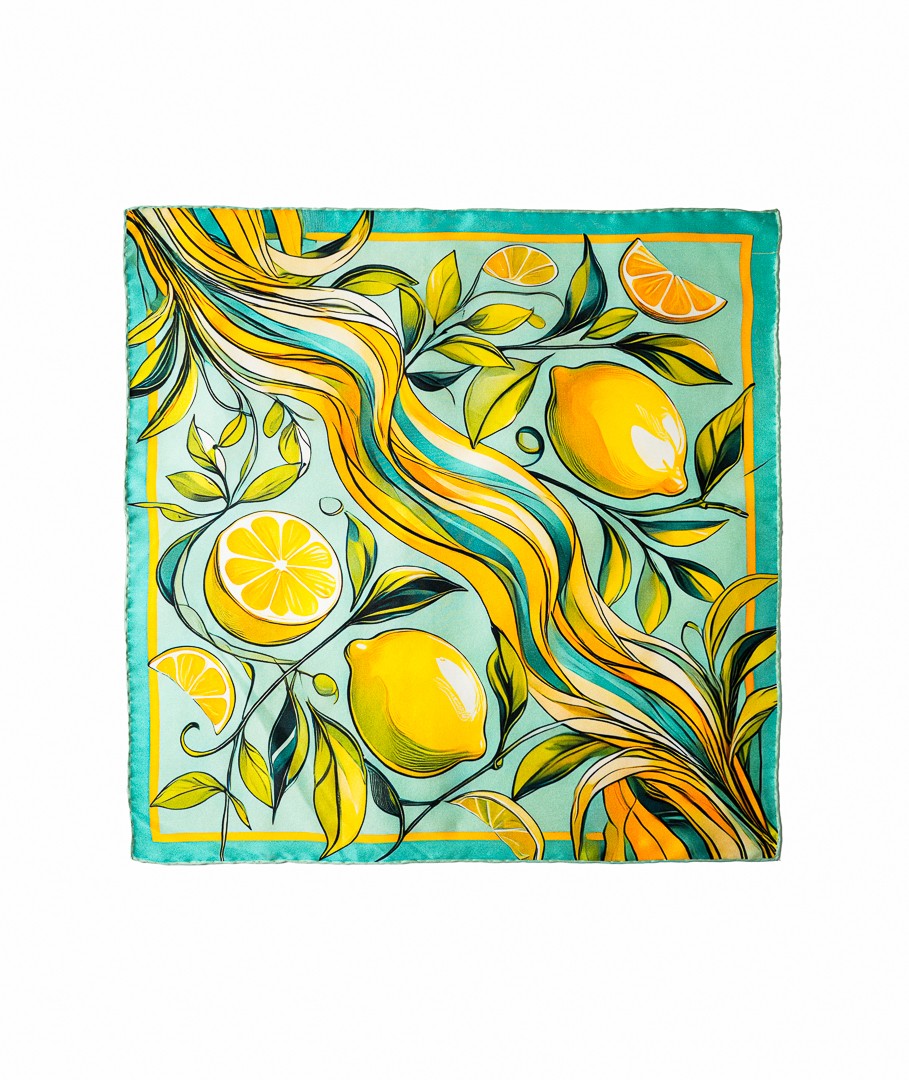 Veloute Lemon Daze İpek Fular