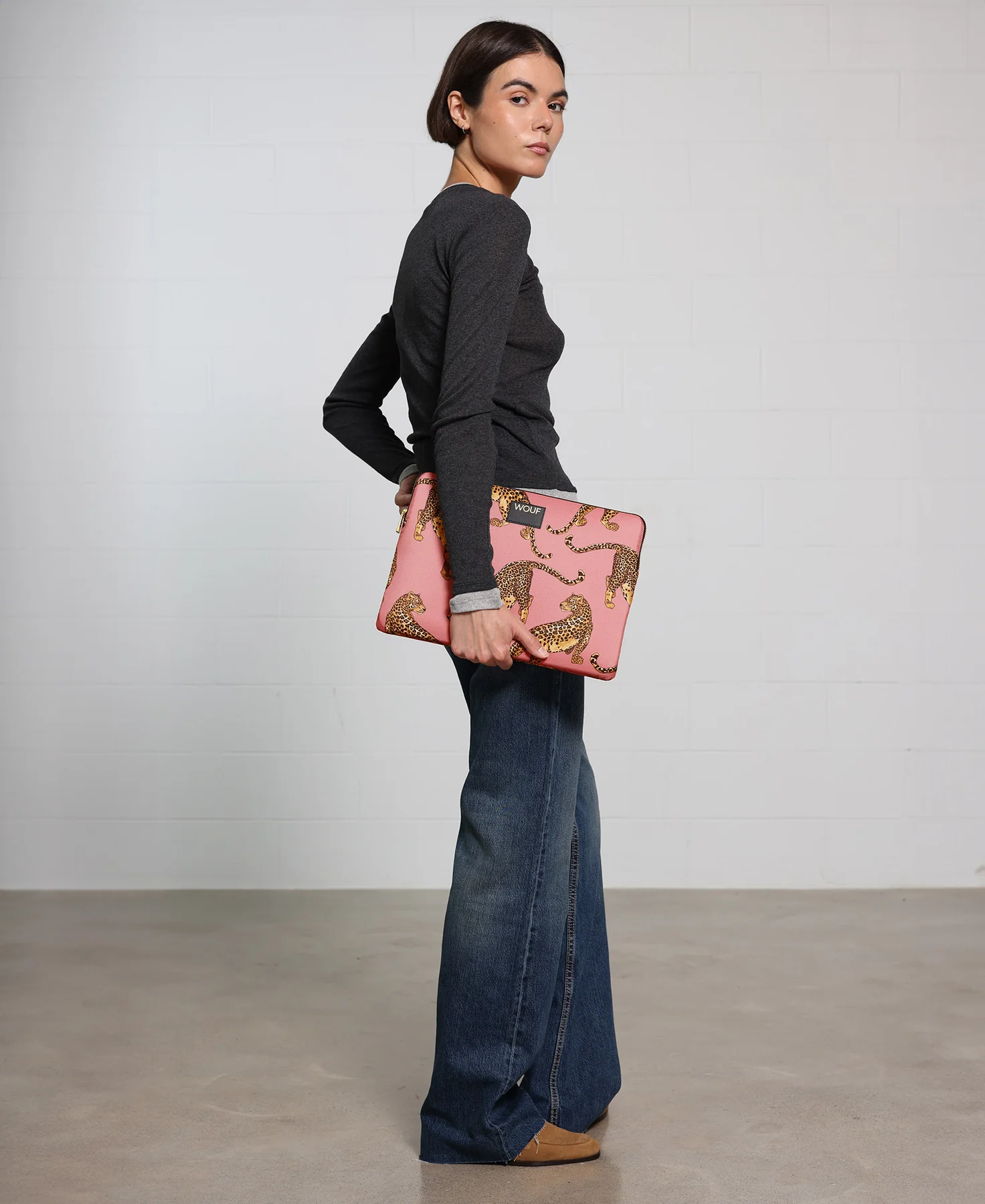 Wouf Blush Leopard - Laptop Kılıfı 13" & 14"