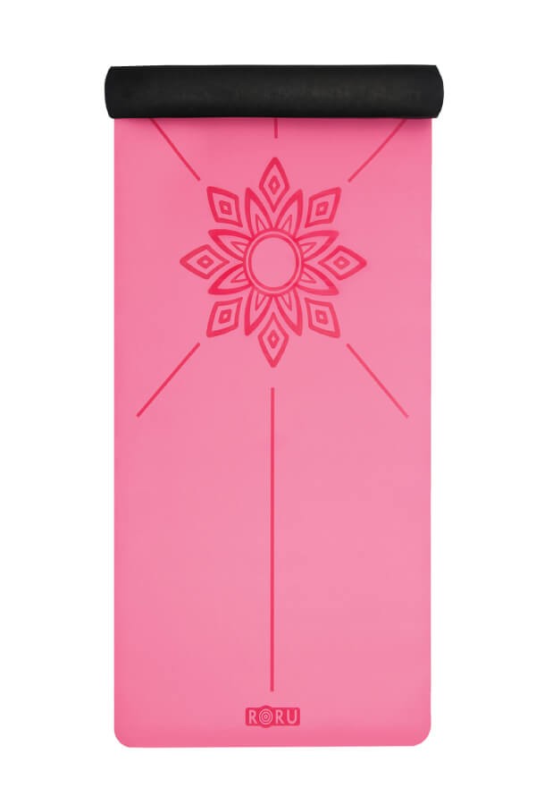 Roru Classic Sun Series Profesyonel Yoga Matı 5 mm - Pembe