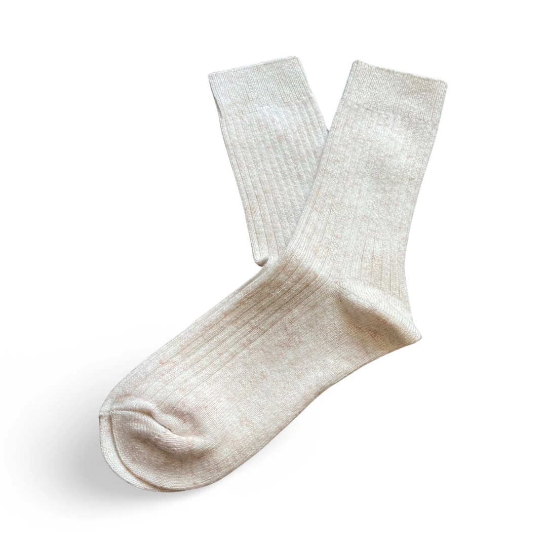 Endémique Studio The Wool VL Bone-Kadın Çorap