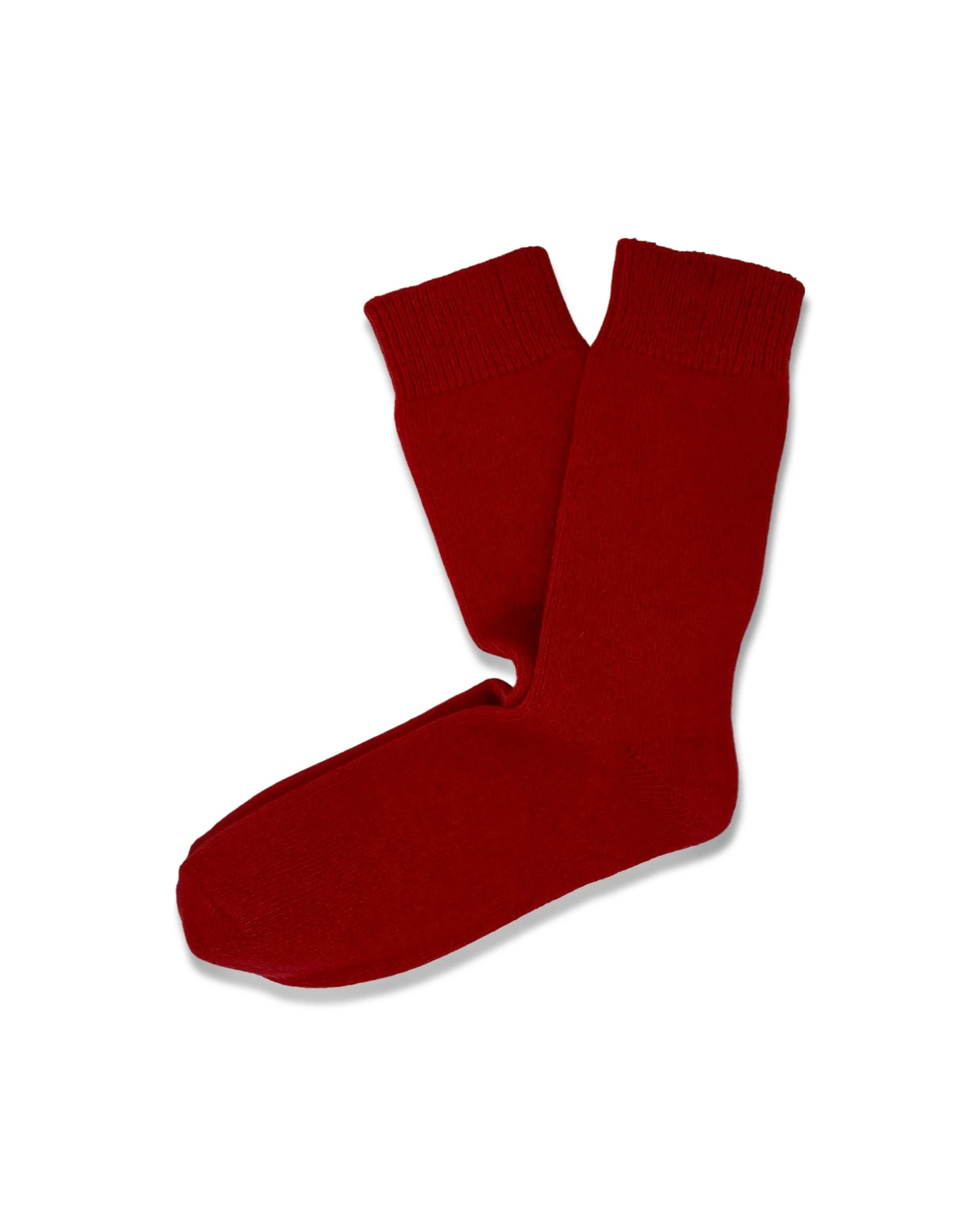 Endémique Studio The Wool Plain Red-Kadın Çorap