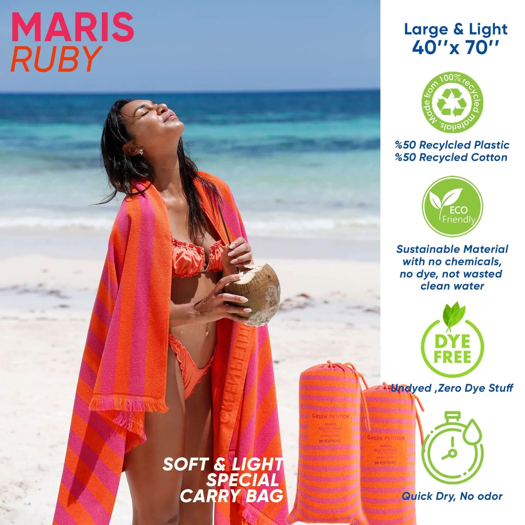Green Petition Maris Ruby Plaj Havlusu
