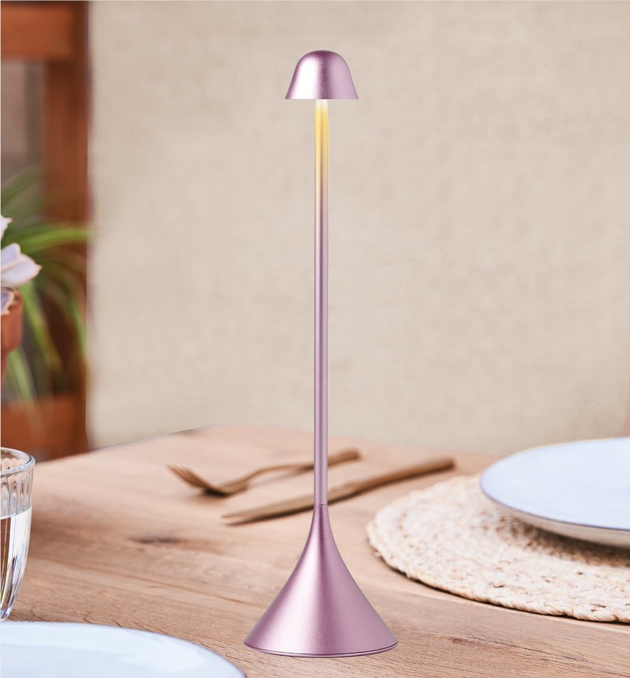 Lexon Steli Bell Led Masa Lambası 
Pembe