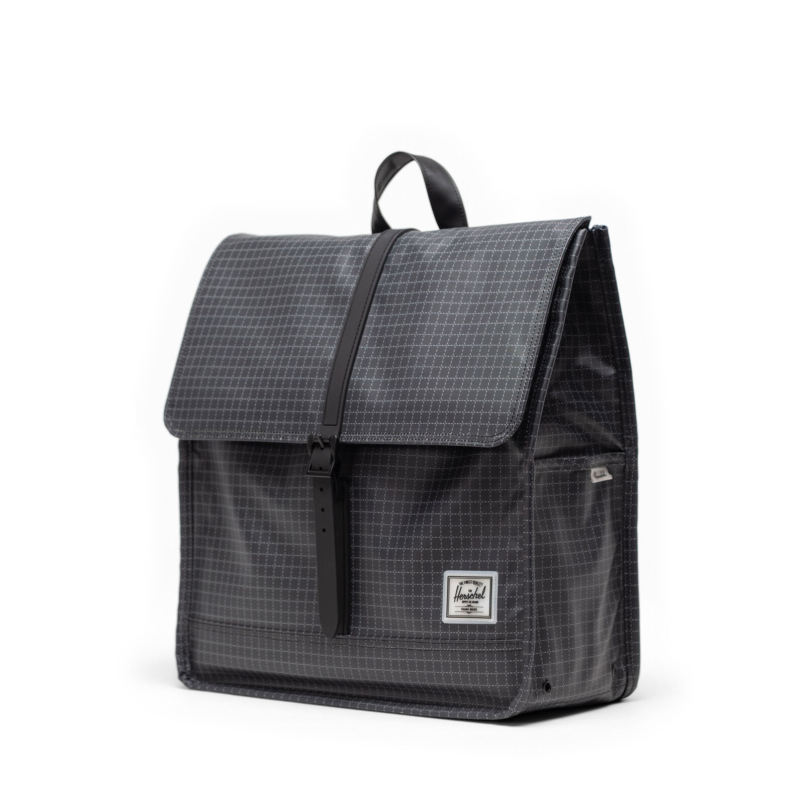 Herschel Supply City Mid Volume Weather Resistant Black Grid Sırt Çantası