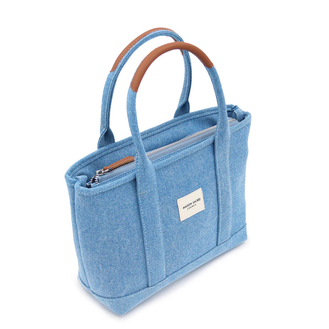 Maison Sacreé Miramar Denim Mini Kol Çantası