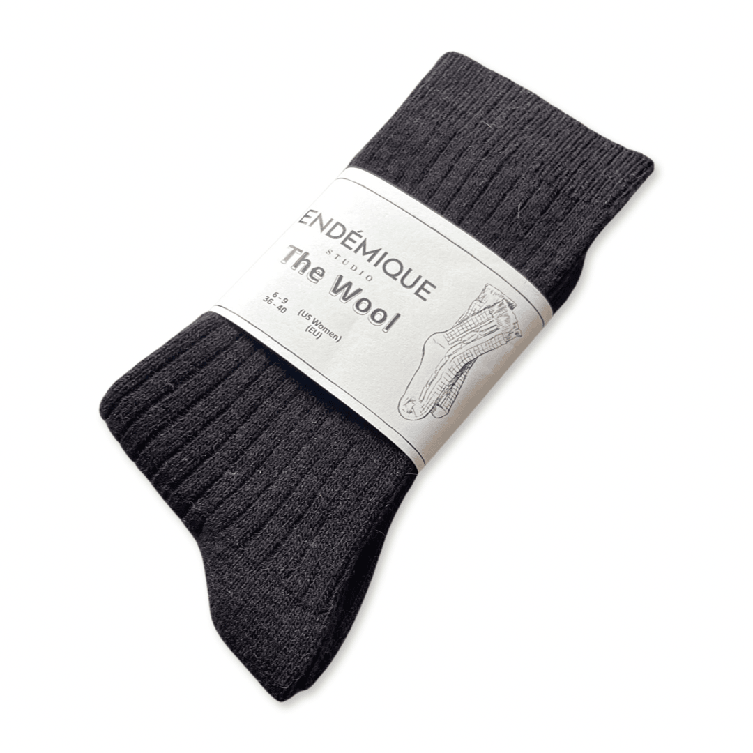 Endémique Studio The Wool VL Wood-Kadın Çorap