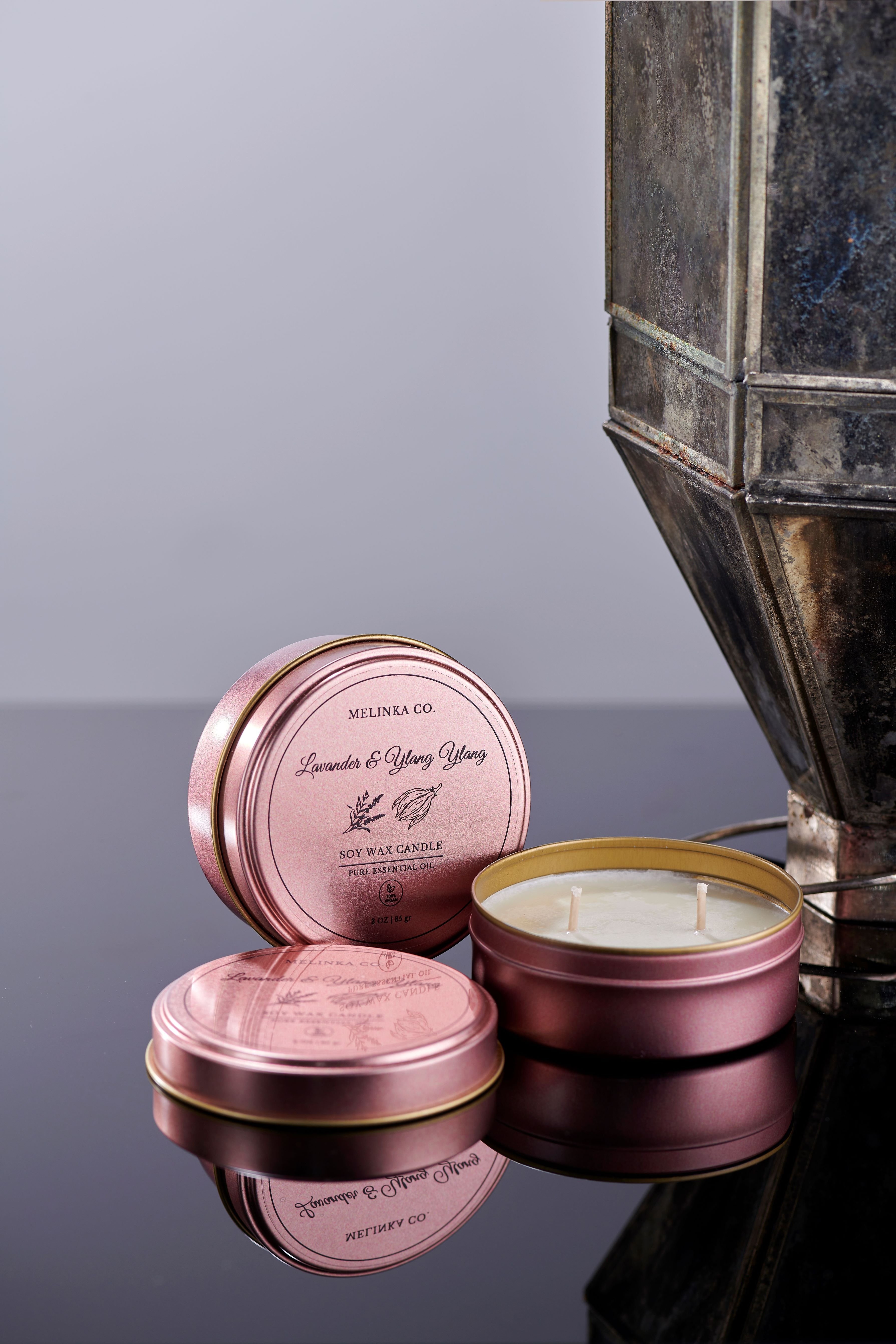 Melinka Co. Lavanta & Ylang Ylang Luna Serisi Soya Mumu