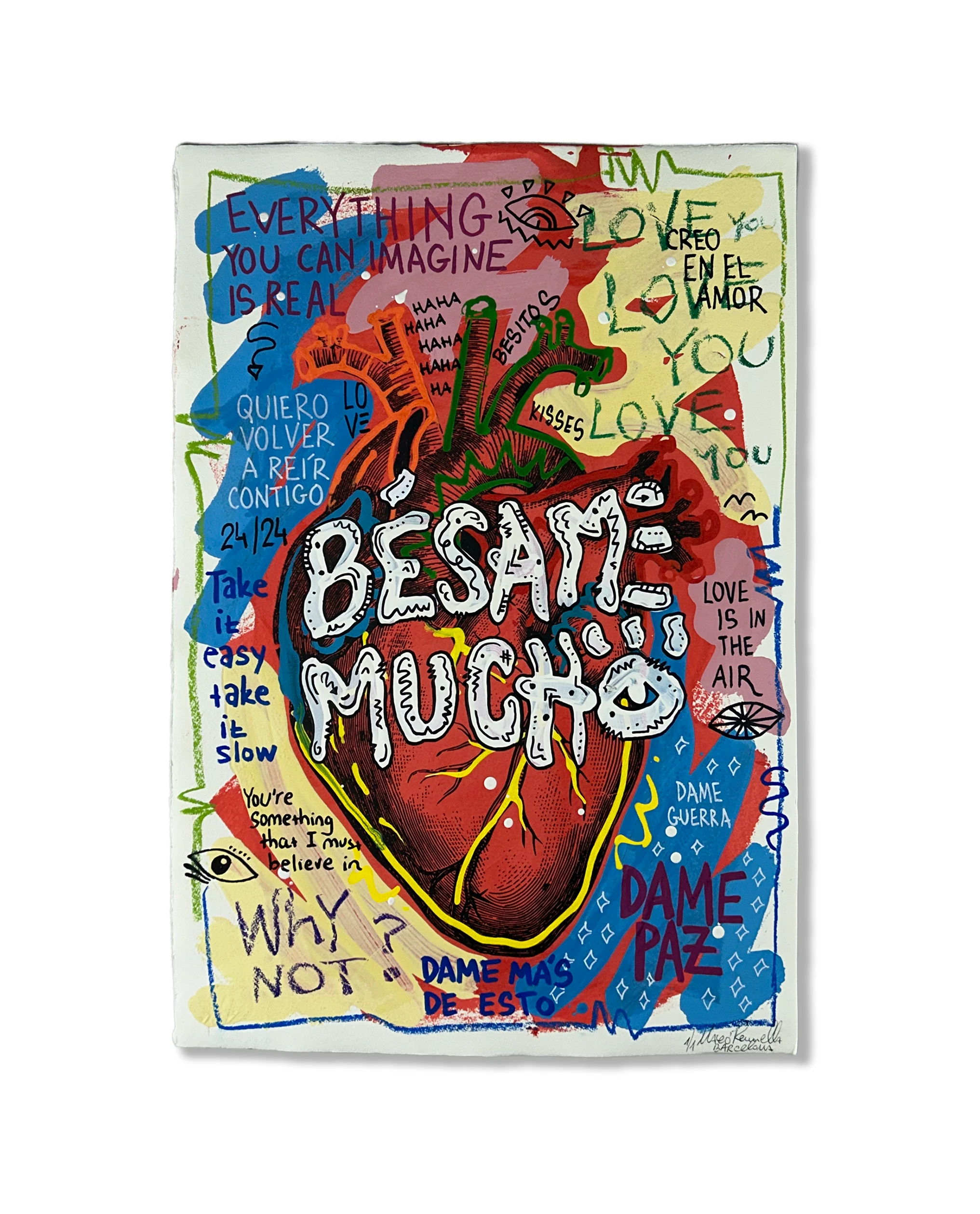 Besame Mucho Tablo - Red