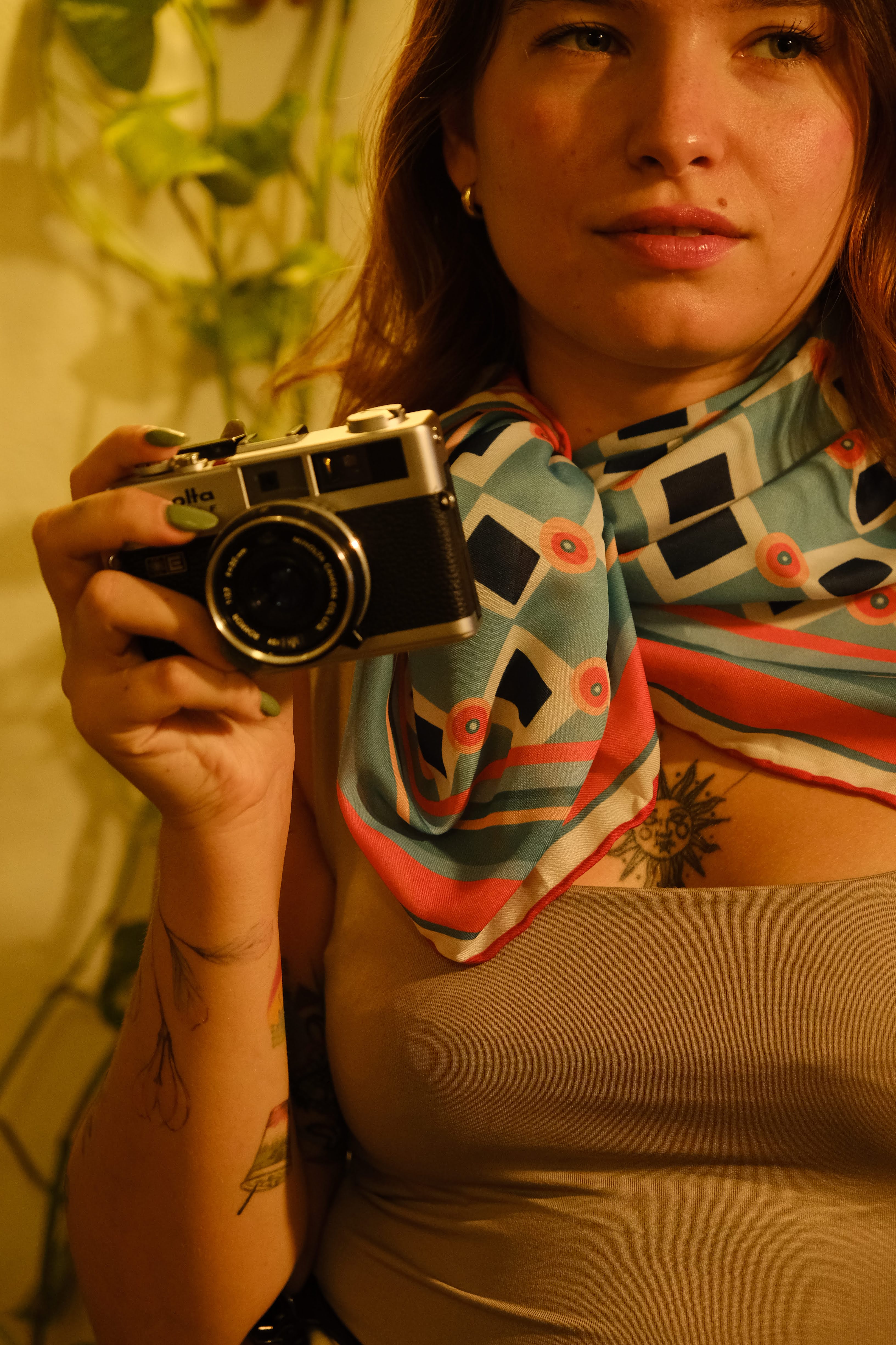 Less Atelier Caro Mint Fular 90x90