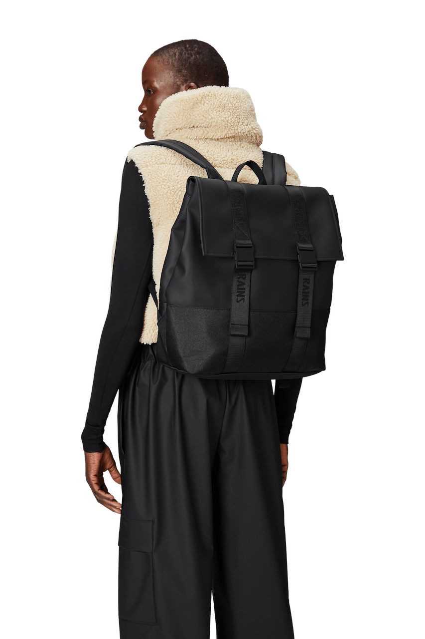 Rains Trail MSN Bag Black Sırt Çantası